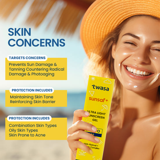 Facial sunscreen gel: Lightweight and residue-free